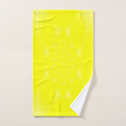 mousserend geel bad handdoek (Handdoek)