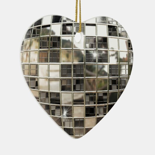 Mousserend Silver Disco Ornament (Rechts)