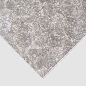 Mousserend water op strand en kust tissuepapier (Detail)