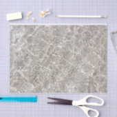 Mousserend water op strand en kust tissuepapier (Craft)