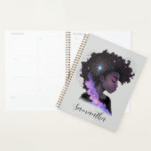Mousserende afro Woman Planner (Display)