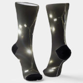 Mousserende BIG Silver Lights Cust. Crew Socks Sokken (Gebogen)