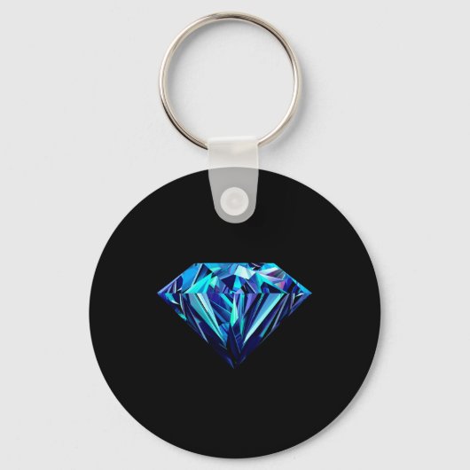 Mousserende diamant sleutelhanger (Voorkant)