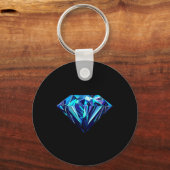 Mousserende diamant sleutelhanger (Voorkant)