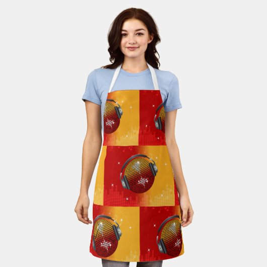 mousserende Disco Ball Schort (Gedragen)