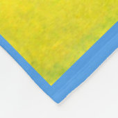 mousserende en papegaaiafdruk fleece deken (Hoek)