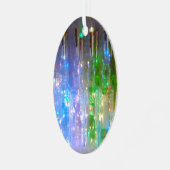 Mousserende flessen Keramisch sierglas Metalen Ornament (Voorkant links)