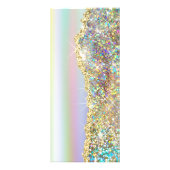 mousserende folie glitter - prijzenrek reclamekaart (Achterkant)