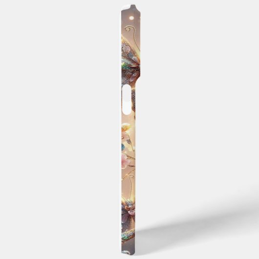 Mousserende glitter vlinders Telefoonhoesje Case-Mate iPhone Case (Achterkant / Rechts)