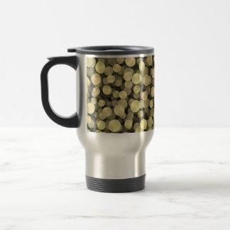 Mousserende Golden Polka Dots Reisbeker