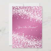 Mousserende-golfroze ooglid kaart (Achterkant)