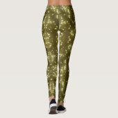 Mousserende gouden lampjes leggings (Achterkant)
