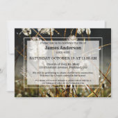 Mousserende grasfoto's Levensgevierd Kaart (Voorkant)