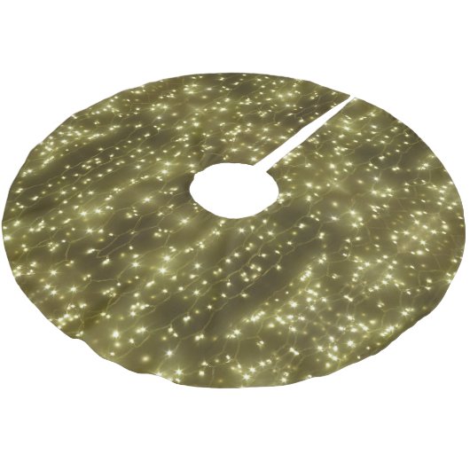 Mousserende gulden boomrok kerstboom rok (Gekanteld)