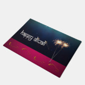 Mousserende Happy Diwali - Doormat Deurmat (Schuin)