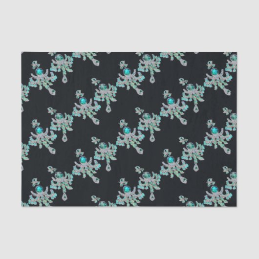 Mousserende juwelen decoupage tissuepapier (Voorkant)