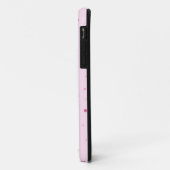 mousserende kattenpootdruk - roze Case-Mate iPhone case (Achterkant/links)