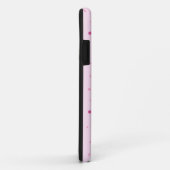mousserende kattenpootdruk - roze Case-Mate iPhone case (Achterkant/rechts)