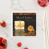 Mousserende kerst servetten (Insitu)