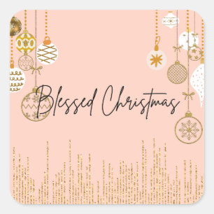 Mousserende Kerst stickers