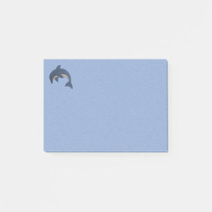 Mousserende kieuwdolfijn Zwirl Eyes Blue White Post-it® Notes