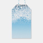 Mousserende lichten Romantic Winter Wonderland Cadeaulabel (Achterkant)