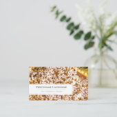 Mousserende lichten voor professionele Event Manag Visitekaartje (Staand voorkant)