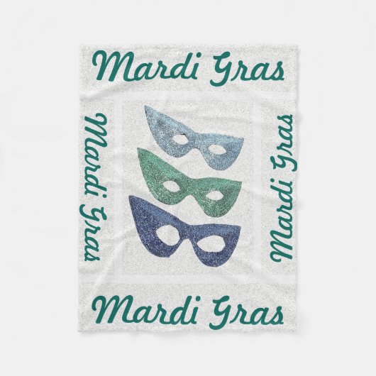 Mousserende maskers - fleece deken (Voorkant)