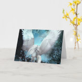 Mousserende Pegasus Kaart (Gele Bloem)