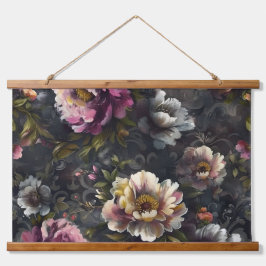 Mousserende pioenroos Noel Botanical Hangend Wandkleed