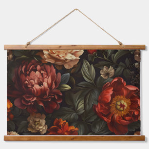 Mousserende pioenroos Noel Botanical Hangend Wandkleed