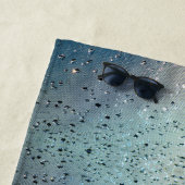 Mousserende Raindrops Boho Chic Strandlaken (In situ)