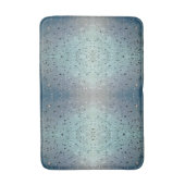 Mousserende regendruppels Boho Chic Blue Badmat (Voorkant Verticaal)