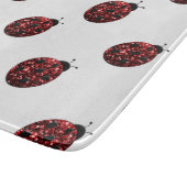 Mousserende rode sparren Ladybird Ladybug Snijplank (Hoek)