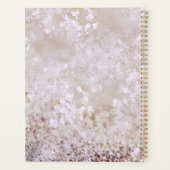 Mousserende roos glitter jaar planner (Achterkant)