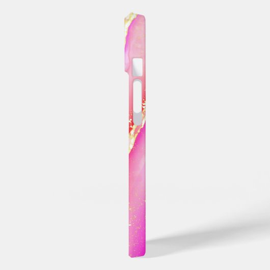 mousserende roze Case-Mate iPhone case (Achterkant / Links)