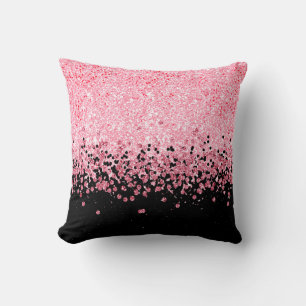 Mousserende roze glitter kussen