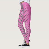 Mousserende roze glitter leggings (Links)
