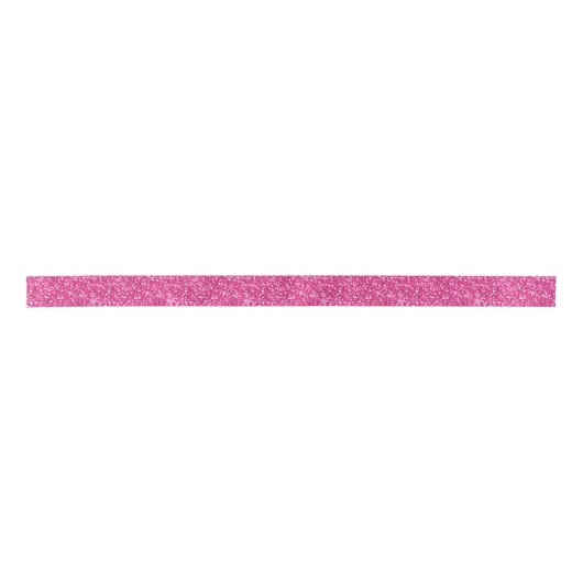 Mousserende roze glitter lint (Voorkant)
