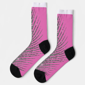 Mousserende roze glitter sokken