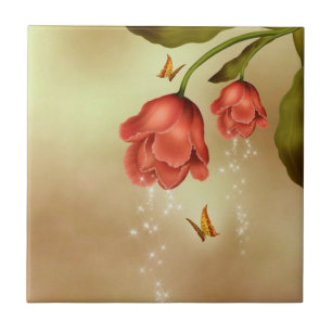 Mousserende Rozen Tegeltje