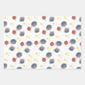 Mousserende schattige melkvogels inpakpapier vel (Voorkant)