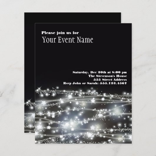 mousserende stars Flyer (Voorkant / Achterkant)