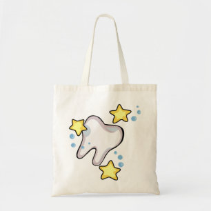 mousserende tand tote bag