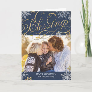 Mousserende Vlokken Vakantiegrootkaart Feestdagen Kaart