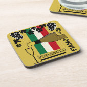 Mousserende wijn bier onderzetter (Linkerzijde)