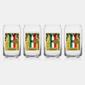 Mousserende wijn blikvorm glas (Achterkant)