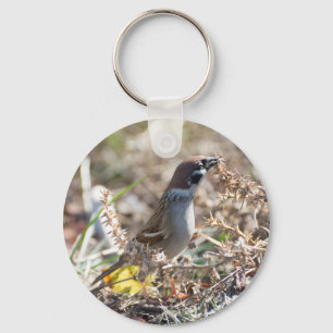 Mousserende wilde zaden sleutelhanger