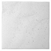 Mousserende witte zand tegeltje (Voorkant)