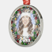 Mousserende Wreatfoto Lijst Keepomwille Ornament (Links)